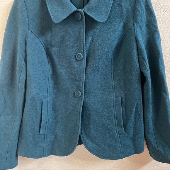 Pendleton teal blue wool blazer - Picture 3 of 10